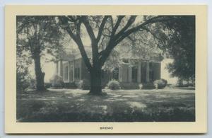 Primary view of object titled '[Postcard of Bremo]'.