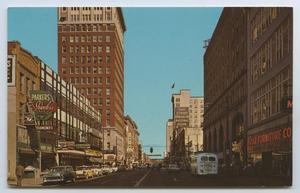 [Postcard of Fourth Avenue in Downtown Huntington]