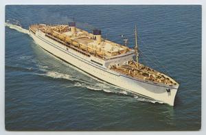 [Postcard of Cruise Ship at Sea]
