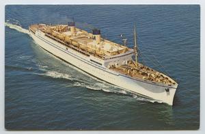 [Postcard of Cruise Ship at Sea 3]