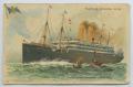 Postcard: [Postcard of Steamship from Hamburg-Amerika Linie]