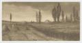 Primary view of [Postcard of Charcoal Sketch of Field]