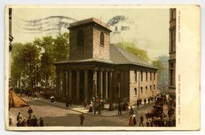 [Postcard of King's Chapel in Boston]