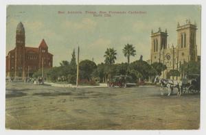 [Postcard of San Fernando Cathedral in San Antonio]