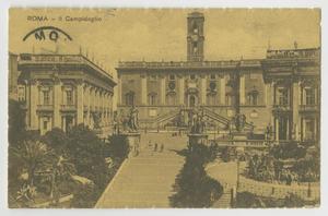 [Postcard of Campidoglio in Rome]