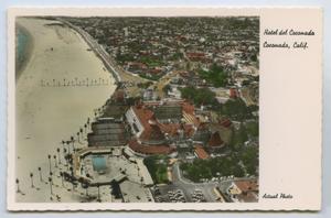 [Postcard of Aerial View of Hotel del Coronado]