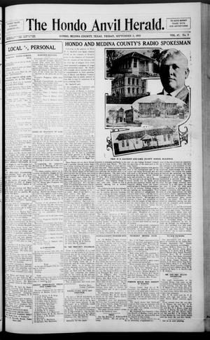 The Hondo Anvil Herald. (Hondo, Tex.), Vol. 47, No. 7, Ed. 1 Friday, September 2, 1932