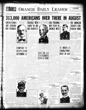 Orange Daily Leader (Orange, Tex.), Vol. 14, No. 181, Ed. 1 Wednesday, September 18, 1918