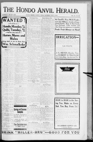 The Hondo Anvil Herald. (Hondo, Tex.), Vol. 28, No. 39, Ed. 1 Saturday, May 2, 1914