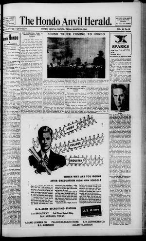 The Hondo Anvil Herald. (Hondo, Tex.), Vol. 60, No. 38, Ed. 1 Friday, March 22, 1946