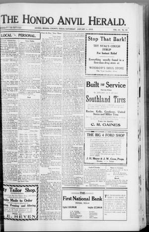 The Hondo Anvil Herald. (Hondo, Tex.), Vol. 33, No. 23, Ed. 1 Saturday, January 4, 1919