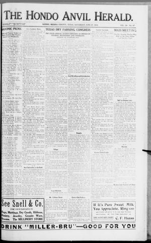 The Hondo Anvil Herald. (Hondo, Tex.), Vol. 28, No. 47, Ed. 1 Saturday, June 27, 1914