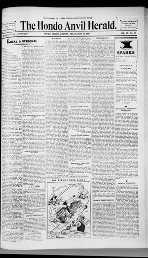 The Hondo Anvil Herald. (Hondo, Tex.), Vol. 52, No. 48, Ed. 1 Friday, June 10, 1938