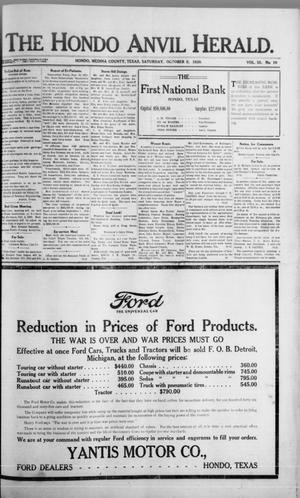 The Hondo Anvil Herald. (Hondo, Tex.), Vol. 35, No. 10, Ed. 1 Saturday, October 2, 1920