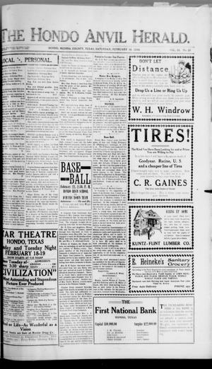 The Hondo Anvil Herald. (Hondo, Tex.), Vol. 32, No. 29, Ed. 1 Saturday, February 16, 1918