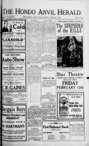 The Hondo Anvil Herald. (Hondo, Tex.), Vol. 34, No. 28, Ed. 1 Saturday, February 7, 1920
