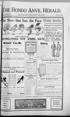 The Hondo Anvil Herald. (Hondo, Tex.), Vol. 22, No. 36, Ed. 1 Saturday, April 18, 1908