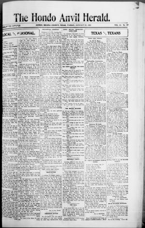 The Hondo Anvil Herald. (Hondo, Tex.), Vol. 43, No. 27, Ed. 1 Friday, January 25, 1929