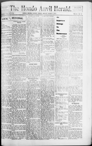 The Hondo Anvil Herald. (Hondo, Tex.), Vol. 45, No. 33, Ed. 1 Friday, March 6, 1931