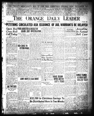 The Orange Daily Leader (Orange, Tex.), Vol. 9, No. 280, Ed. 1 Sunday, December 2, 1923