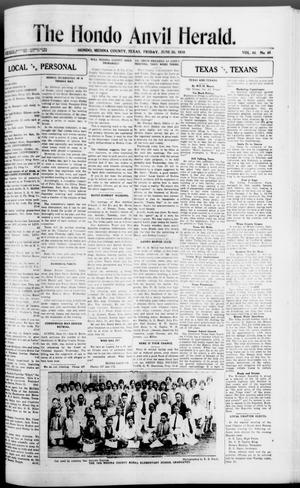 The Hondo Anvil Herald. (Hondo, Tex.), Vol. 44, No. 48, Ed. 1 Friday, June 20, 1930