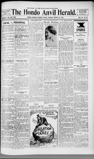 The Hondo Anvil Herald. (Hondo, Tex.), Vol. 52, No. 36, Ed. 1 Friday, March 18, 1938