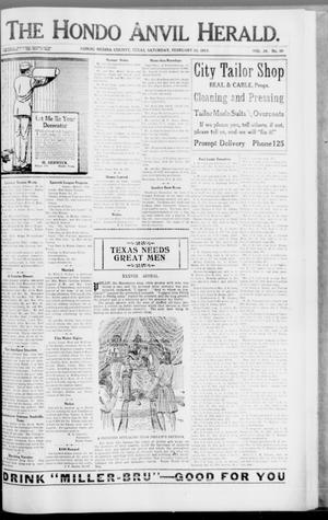 The Hondo Anvil Herald. (Hondo, Tex.), Vol. 28, No. 30, Ed. 1 Saturday, February 28, 1914