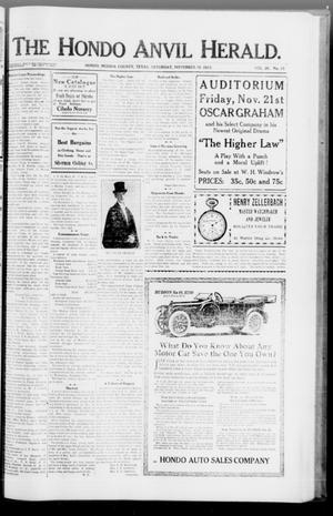 The Hondo Anvil Herald. (Hondo, Tex.), Vol. 28, No. 15, Ed. 1 Saturday, November 15, 1913