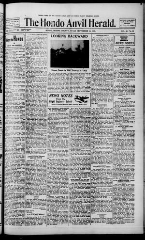 The Hondo Anvil Herald. (Hondo, Tex.), Vol. 60, No. 11, Ed. 1 Friday, September 14, 1945
