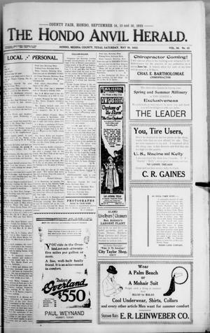 The Hondo Anvil Herald. (Hondo, Tex.), Vol. 36, No. 43, Ed. 1 Saturday, May 20, 1922