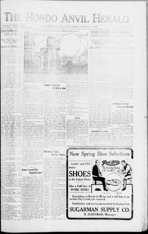 The Hondo Anvil Herald. (Hondo, Tex.), Vol. 29, No. 32, Ed. 1 Saturday, March 13, 1915