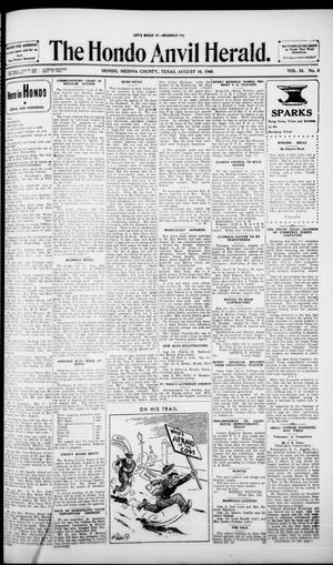 The Hondo Anvil Herald. (Hondo, Tex.), Vol. 55, No. 6, Ed. 1 Friday, August 16, 1940