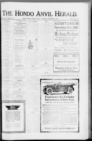 The Hondo Anvil Herald. (Hondo, Tex.), Vol. 28, No. 16, Ed. 1 Saturday, November 22, 1913
