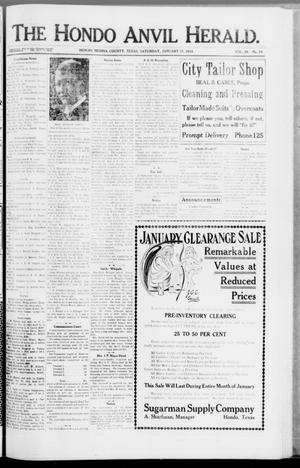 The Hondo Anvil Herald. (Hondo, Tex.), Vol. 28, No. 24, Ed. 1 Saturday, January 17, 1914