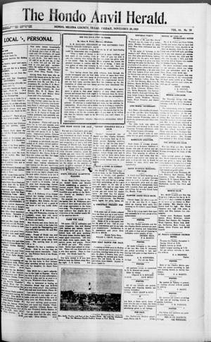 Primary view of object titled 'The Hondo Anvil Herald. (Hondo, Tex.), Vol. 44, No. 19, Ed. 1 Friday, November 29, 1929'.