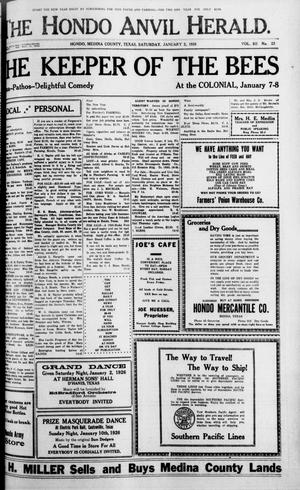 The Hondo Anvil Herald. (Hondo, Tex.), Vol. 40, No. 23, Ed. 1 Saturday, January 2, 1926