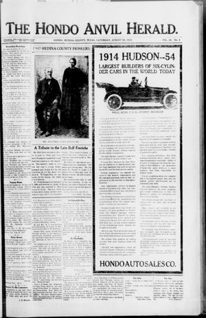 The Hondo Anvil Herald. (Hondo, Tex.), Vol. 28, No. 4, Ed. 1 Saturday, August 30, 1913