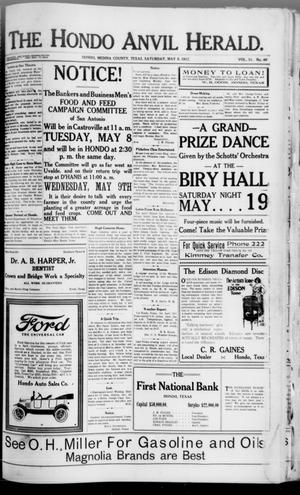 The Hondo Anvil Herald. (Hondo, Tex.), Vol. 31, No. 40, Ed. 1 Saturday, May 5, 1917