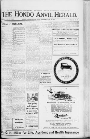 The Hondo Anvil Herald. (Hondo, Tex.), Vol. 37, No. 46, Ed. 1 Saturday, June 16, 1923