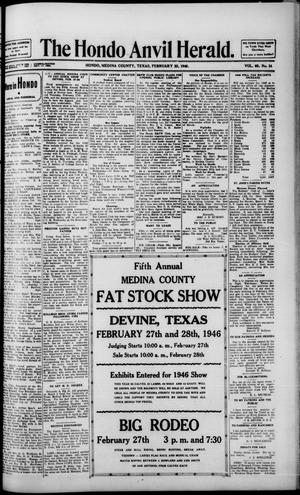 The Hondo Anvil Herald. (Hondo, Tex.), Vol. 60, No. 34, Ed. 1 Friday, February 22, 1946
