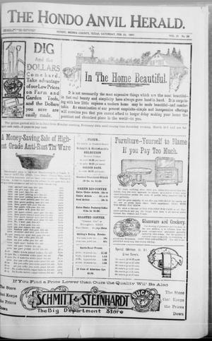 The Hondo Anvil Herald. (Hondo, Tex.), Vol. 21, No. 28, Ed. 1 Saturday, February 23, 1907