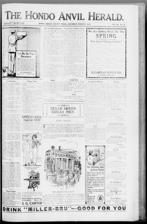 The Hondo Anvil Herald. (Hondo, Tex.), Vol. 28, No. 31, Ed. 1 Saturday, March 7, 1914