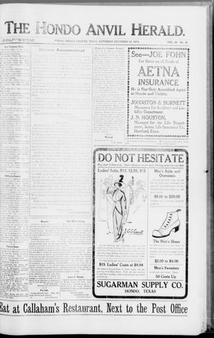 The Hondo Anvil Herald. (Hondo, Tex.), Vol. 29, No. 19, Ed. 1 Saturday, December 12, 1914