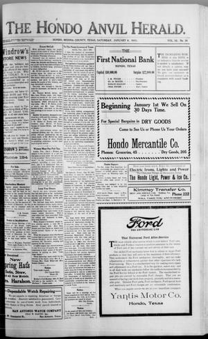 The Hondo Anvil Herald. (Hondo, Tex.), Vol. 35, No. 24, Ed. 1 Saturday, January 8, 1921