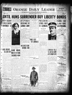 Orange Daily Leader (Orange, Tex.), Vol. 14, No. 199, Ed. 1 Wednesday, October 9, 1918