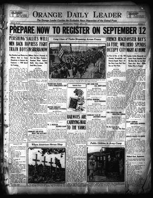Orange Daily Leader (Orange, Tex.), Vol. 14, No. 171, Ed. 1 Monday, September 9, 1918