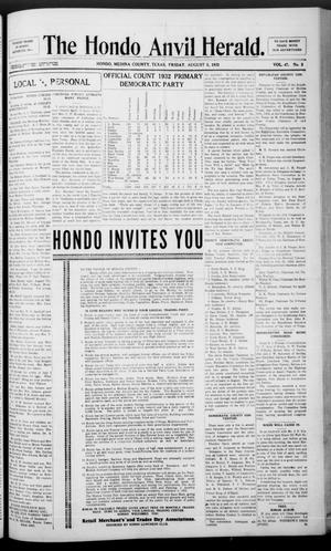 The Hondo Anvil Herald. (Hondo, Tex.), Vol. 47, No. 3, Ed. 1 Friday, August 5, 1932