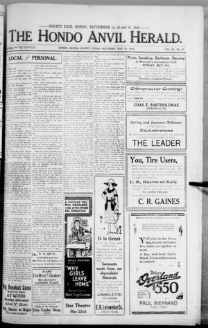 The Hondo Anvil Herald. (Hondo, Tex.), Vol. 36, No. 42, Ed. 1 Saturday, May 13, 1922
