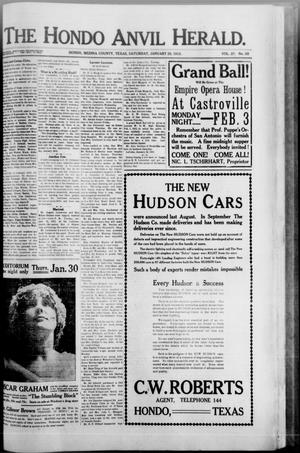 The Hondo Anvil Herald. (Hondo, Tex.), Vol. 27, No. 25, Ed. 1 Saturday, January 25, 1913