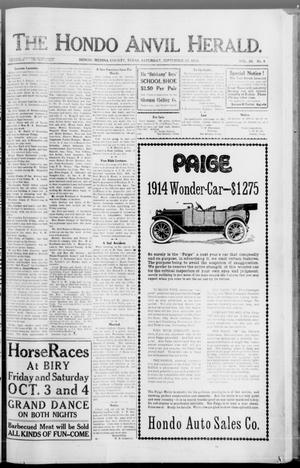 The Hondo Anvil Herald. (Hondo, Tex.), Vol. 28, No. 8, Ed. 1 Saturday, September 27, 1913